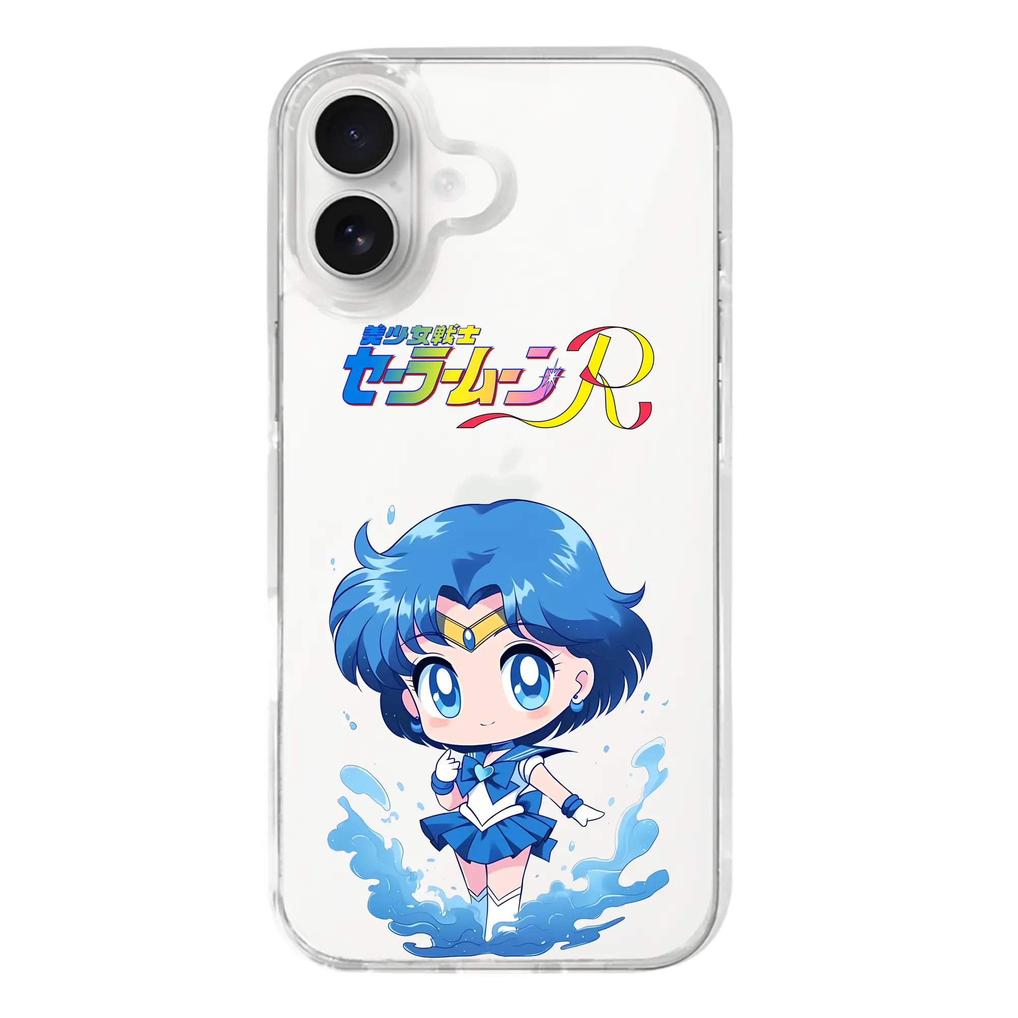 美少女戦士セーラームーン グッズ 水野 亜美 - iPhone 17シリーズ 透明スマホケース – 薄型・耐衝撃・精密フィット保護カバー